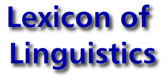 Lexicon of Linguistics